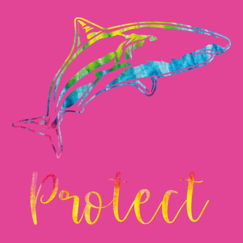 Protect Tie Dye Great White Shark Blue (1) T-shirt | Artistshot