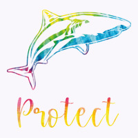 Protect Tie Dye Great White Shark Blue (1) Tank Top | Artistshot