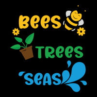 Save The Bees Plant The Trees Clean The Seas Girl Legging | Artistshot