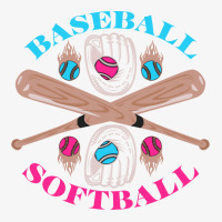 Gender Reveal Announcement Party Baseball Or Softb Ladies Fitted T-shirt | Artistshot