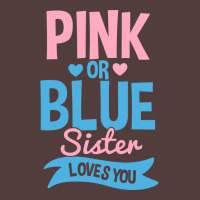 Gender Reveal Sister Pink Or Blue 70s Graphic T-shirt | Artistshot