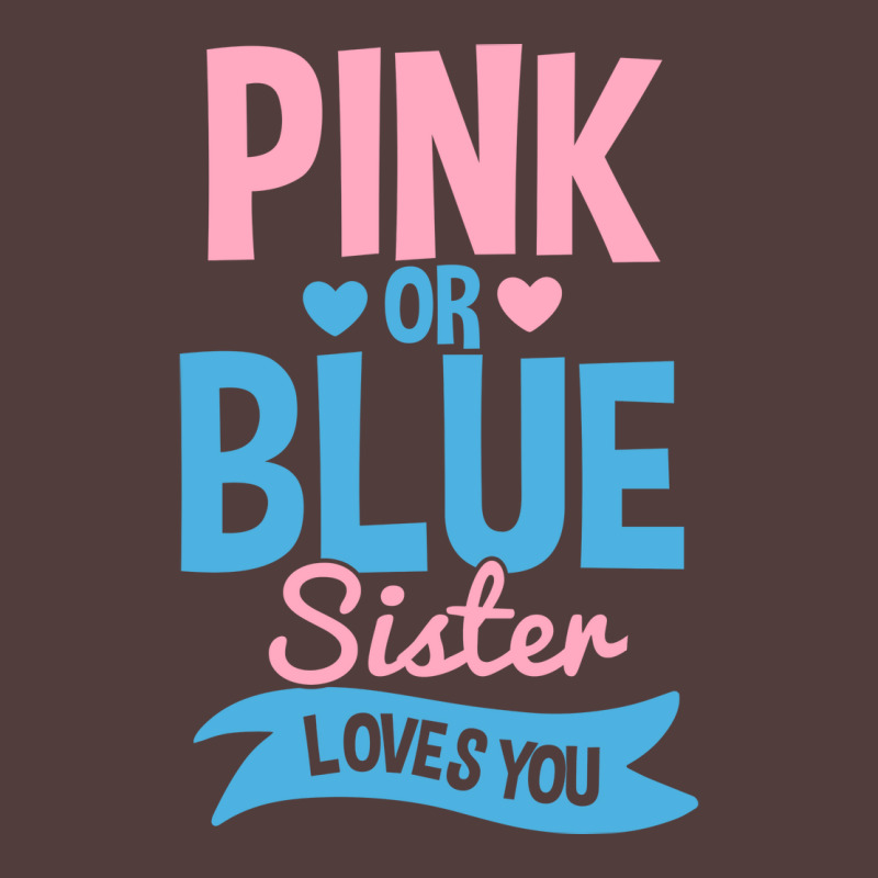 Gender Reveal Sister Pink Or Blue 70s Graphic T-shirt | Artistshot