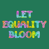 Let Equality Bloom Tie Dye Music Ladies Fitted T-shirt | Artistshot