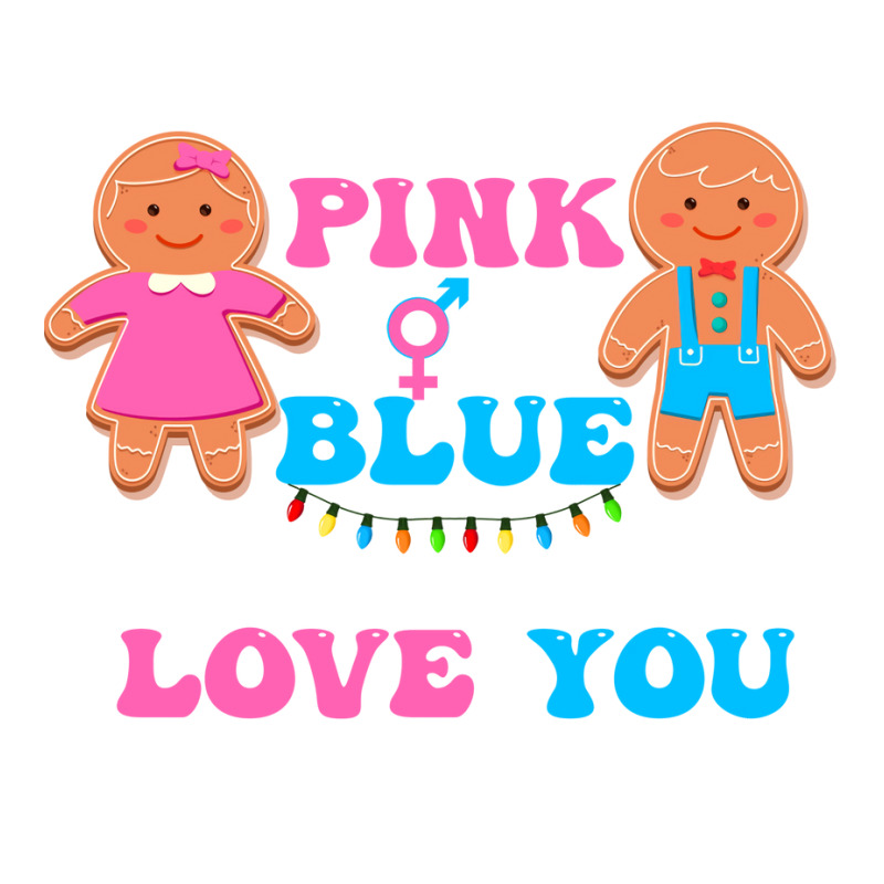 Pink Or Blue I Already Love You Gender Reveal Xmas Women's V-Neck T-Shirt by abuintchiz | Artistshot