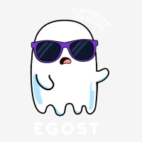 Egost Cute Halloween Ego Ghost Pun Blue Adjustable Cap | Artistshot