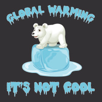 Global Warming Its Not Cool Polar Bear Melting Ice Vintage Hoodie | Artistshot