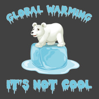 Global Warming Its Not Cool Polar Bear Melting Ice Vintage T-shirt | Artistshot