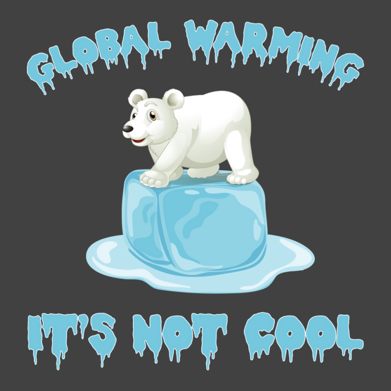 Global Warming Its Not Cool Polar Bear Melting Ice Vintage T-Shirt by ankuyimunadis | Artistshot