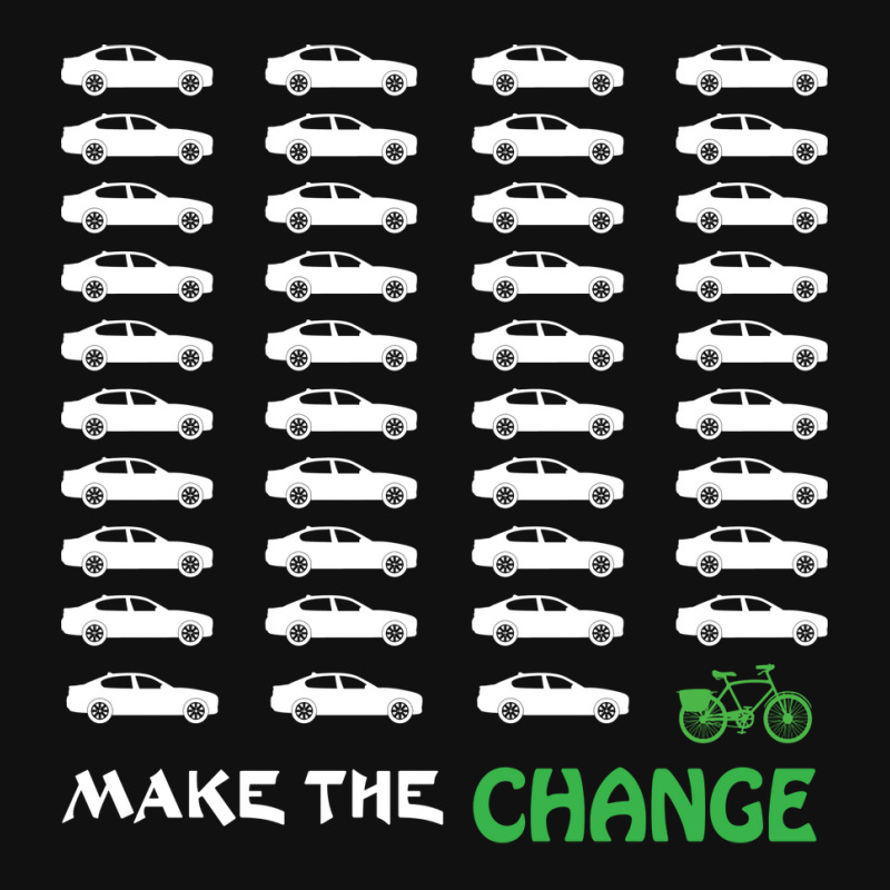 Cyclists Make The Change Climate Awareness Car And Graphic T-shirt | Artistshot