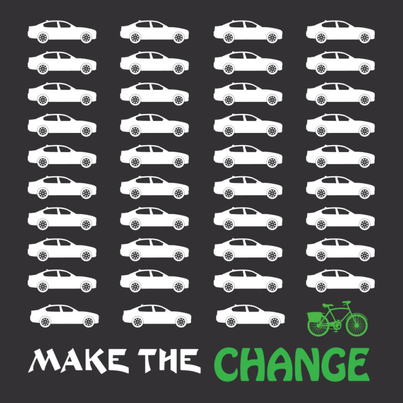 Cyclists Make The Change Climate Awareness Car And Vintage Short | Artistshot