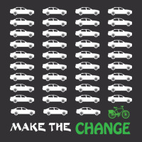 Cyclists Make The Change Climate Awareness Car And Vintage Hoodie And Short Set | Artistshot