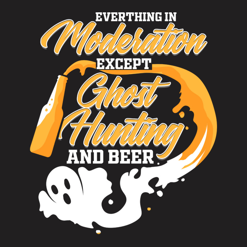 Ghost Hunting Beer Ghost Hunter Paranormal Trendin T-shirt | Artistshot