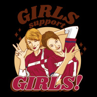 Women Friends Feminist Girls Support Girls Gift V-neck Tee | Artistshot