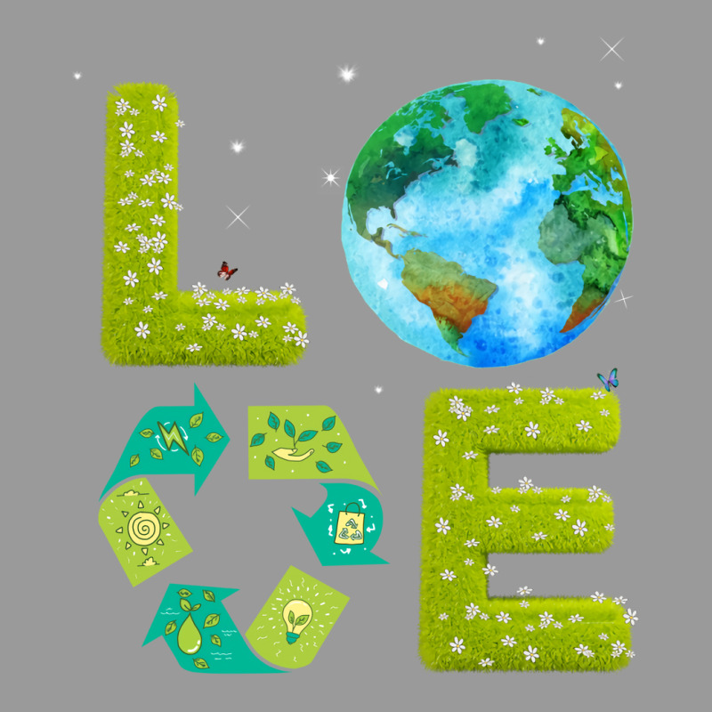 Love Planet Earth World Earth Day Green Environmen Graphic T-shirt by ankuyimunadis | Artistshot