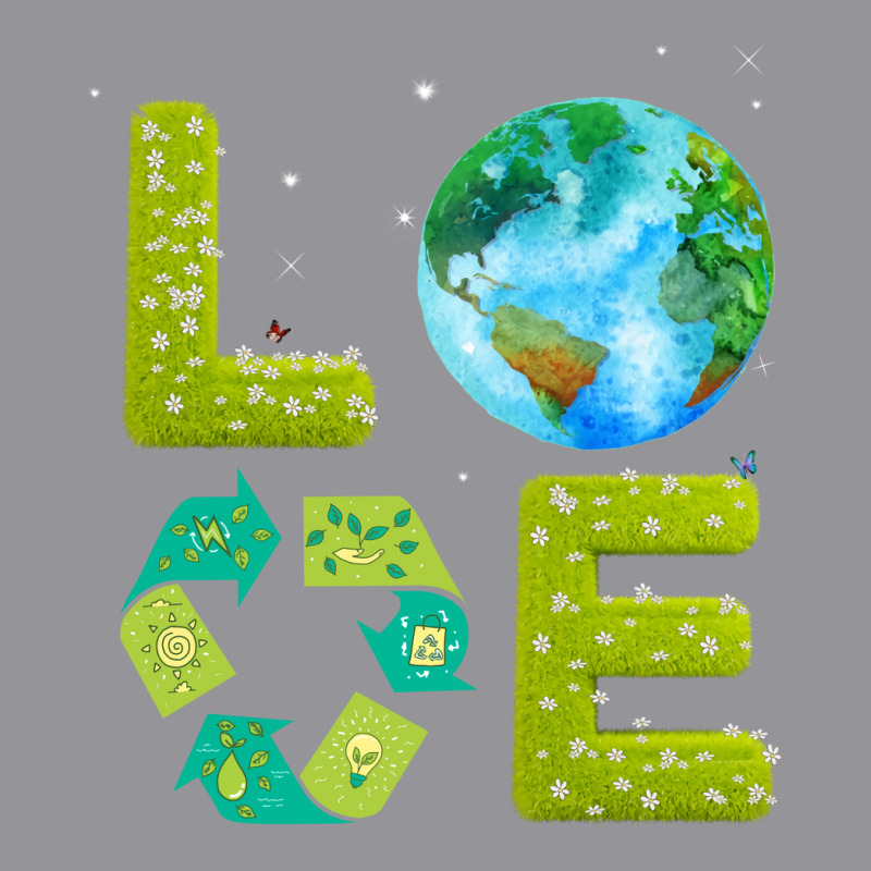 Love Planet Earth World Earth Day Green Environmen 3/4 Sleeve Shirt by ankuyimunadis | Artistshot