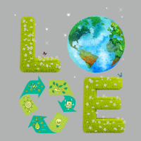 Love Planet Earth World Earth Day Green Environmen Zipper Hoodie | Artistshot