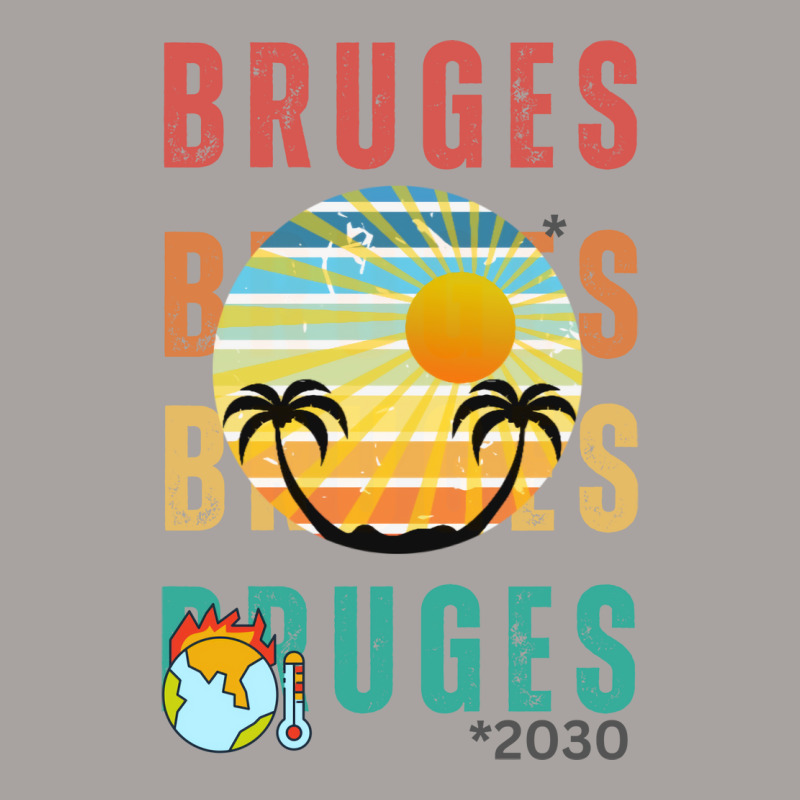 Global Warming Turns Bruges In A Tropical Beach Lo Racerback Tank by diaubhattx | Artistshot