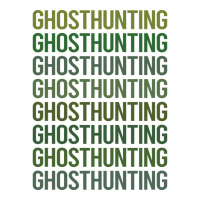 Green Text Ghost Hunting Paranormal Blue Crop Top | Artistshot