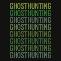 Green Text Ghost Hunting Paranormal Blue Scorecard Crop Tee | Artistshot