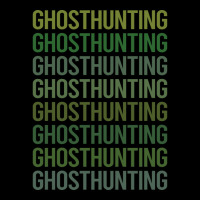 Green Text Ghost Hunting Paranormal Blue Cropped Sweater | Artistshot