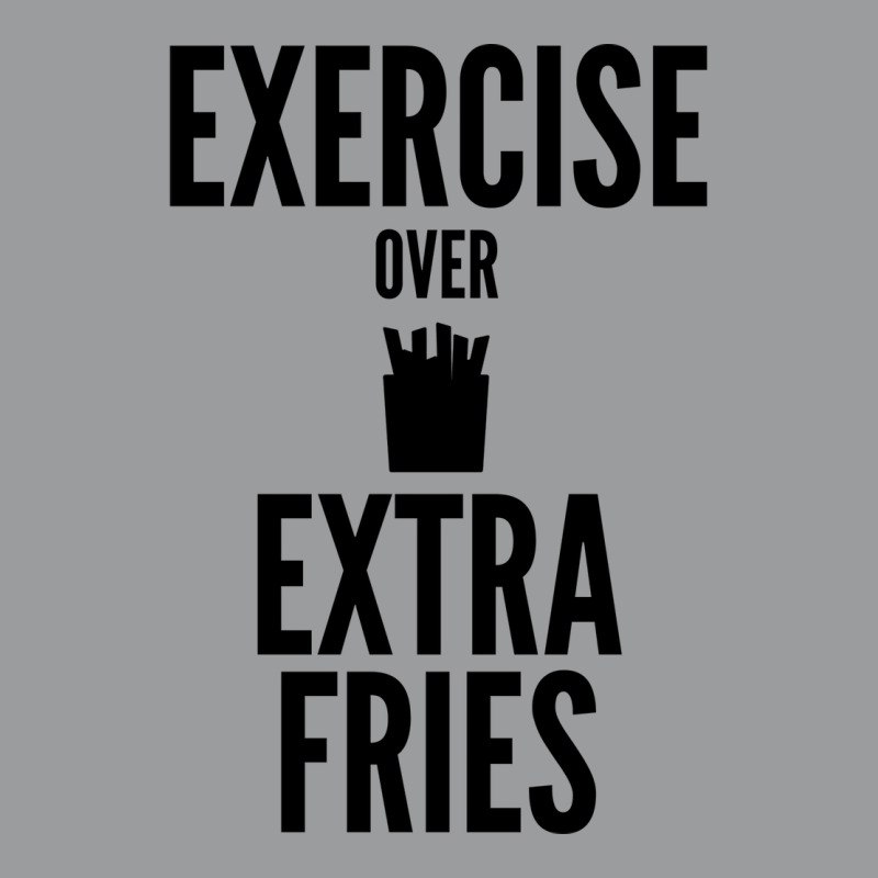 Fitness Gym Exercise Over Extra Fries Yellow Classic T-shirt by fulvikegneo | Artistshot