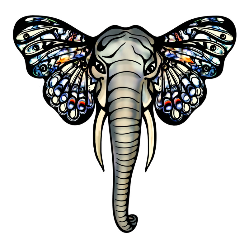 Elephant With Butterfly Ears Nature (1) Long Sleeve Shirts by fenyozghidin | Artistshot