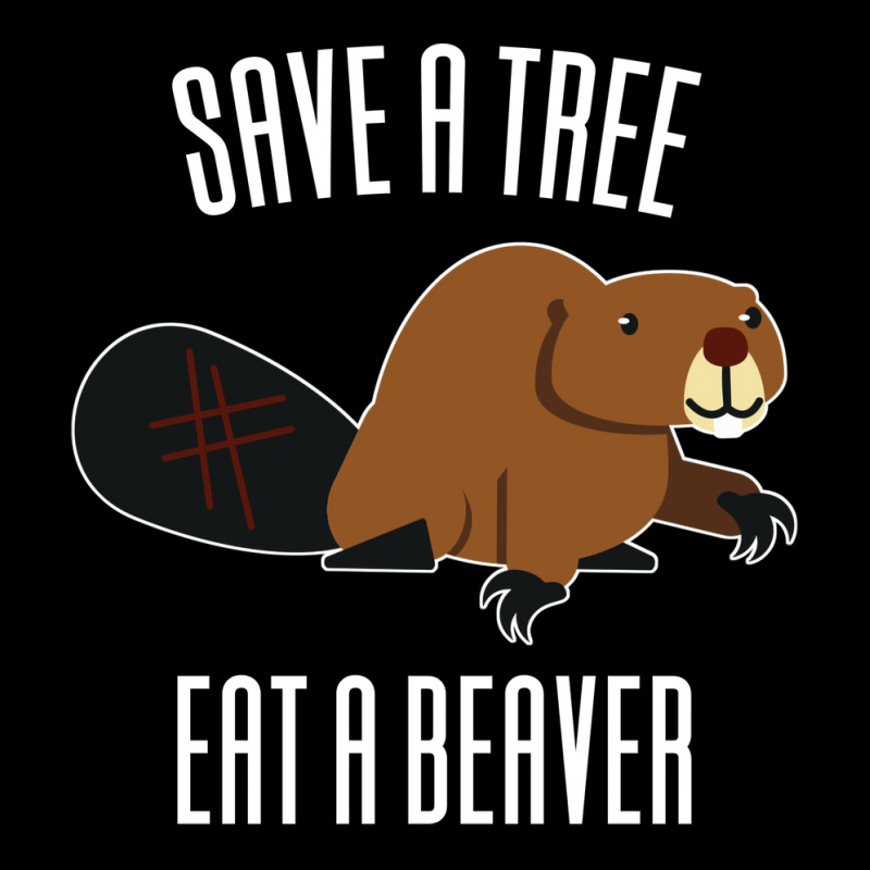 Save A Tree Eat A Beaver Environment Yellow (1) (1 Men's Long Sleeve Pajama Set | Artistshot