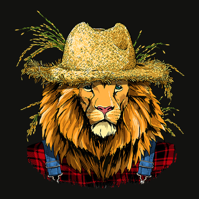 Lion Farmer Farming Agriculture Rancher Wild Anima Scorecard Crop Tee by TamariGinter | Artistshot