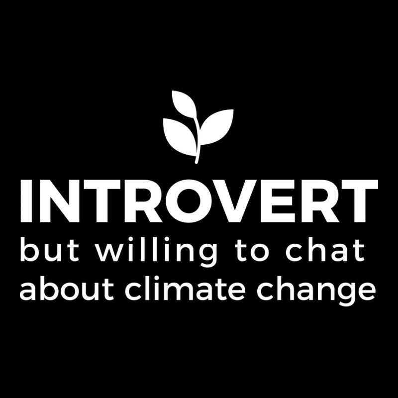 Climate Change Advocate But Introverted Cute (1) ( V-neck Tee | Artistshot