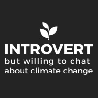 Climate Change Advocate But Introverted Cute (1) ( 3/4 Sleeve Shirt | Artistshot