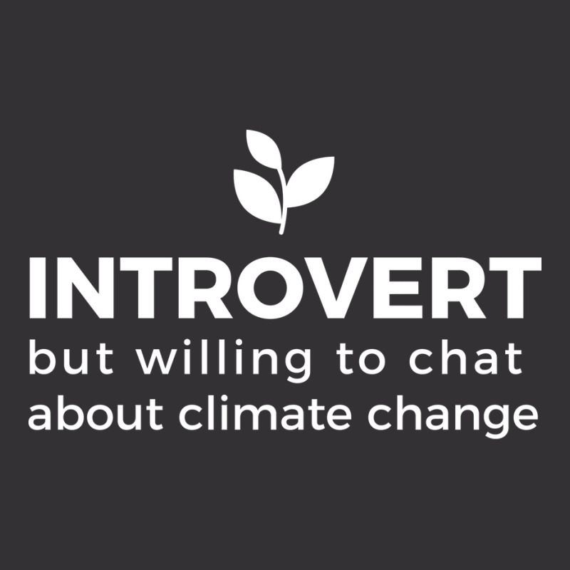 Climate Change Advocate But Introverted Cute (1) ( Vintage Hoodie | Artistshot