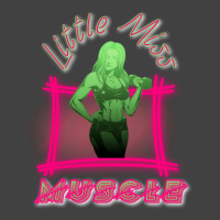 Little Miss Muscle Quote Vintage T-shirt | Artistshot