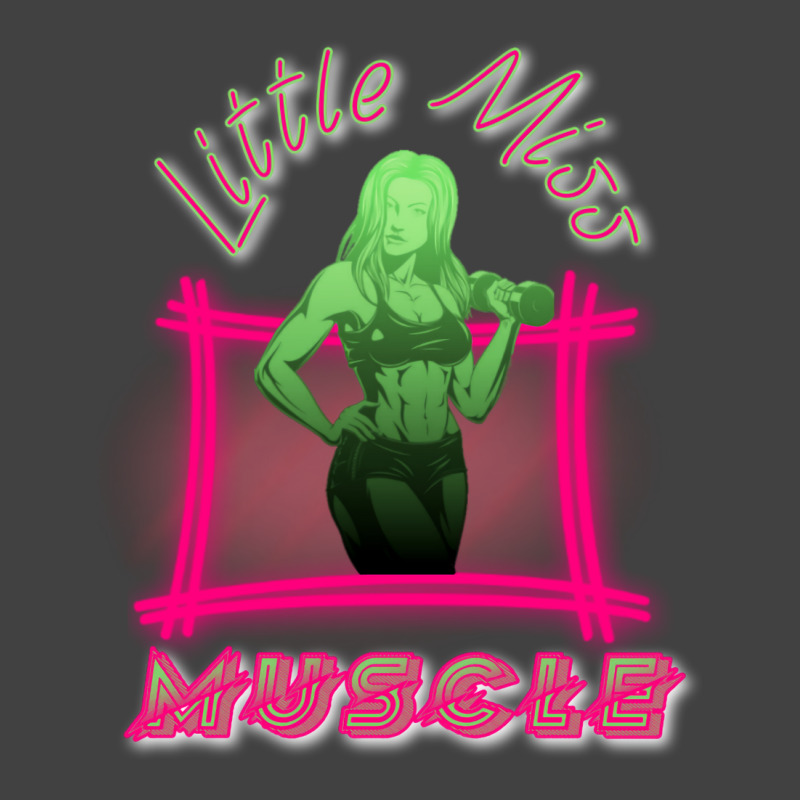 Little Miss Muscle Quote Vintage T-shirt | Artistshot