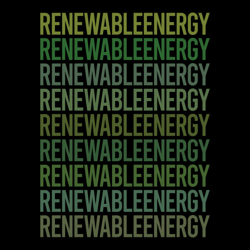 Green Text Renewable Energy Cool (1) Long Sleeve Shirts | Artistshot