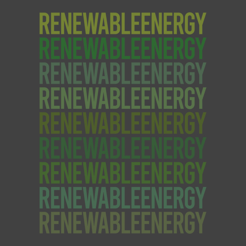 Green Text Renewable Energy Cool (1) Vintage T-shirt | Artistshot