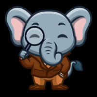 Elephant Detective Cute Cartoon Red Fleece Short | Artistshot