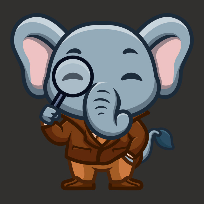 Elephant Detective Cute Cartoon Red Champion Hoodie by hasmeenawfer5 | Artistshot