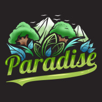 Paradise With Trees And Mountains For Earth Day Tu Vintage Cap | Artistshot