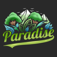 Paradise With Trees And Mountains For Earth Day Tu Printed Hat | Artistshot