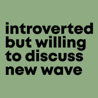 New Wave Design Introverted But Willing To Discuss Graphic T-shirt | Artistshot