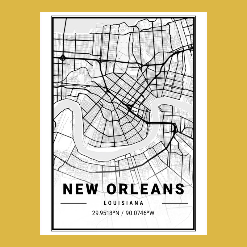 New Orleans City Map Classic T-shirt | Artistshot