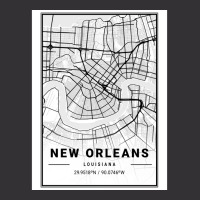 New Orleans City Map Vintage Hoodie | Artistshot