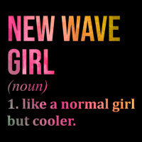 New Wave Girl Funny Saying In Watercolor Fleece Short | Artistshot