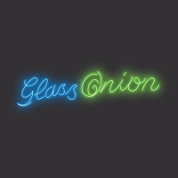 Glass Onion Neon Bar Sign Gift Vintage Hoodie | Artistshot