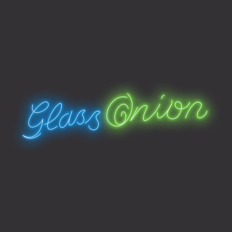 Glass Onion Neon Bar Sign Gift Vintage Hoodie And Short Set | Artistshot