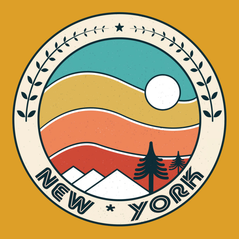 New York Retro Vintage Sunset   New York Mountain T-Shirt by amwayfigeljy | Artistshot