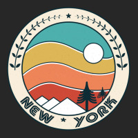 New York Retro Vintage Sunset   New York Mountain Men's T-shirt Pajama Set | Artistshot