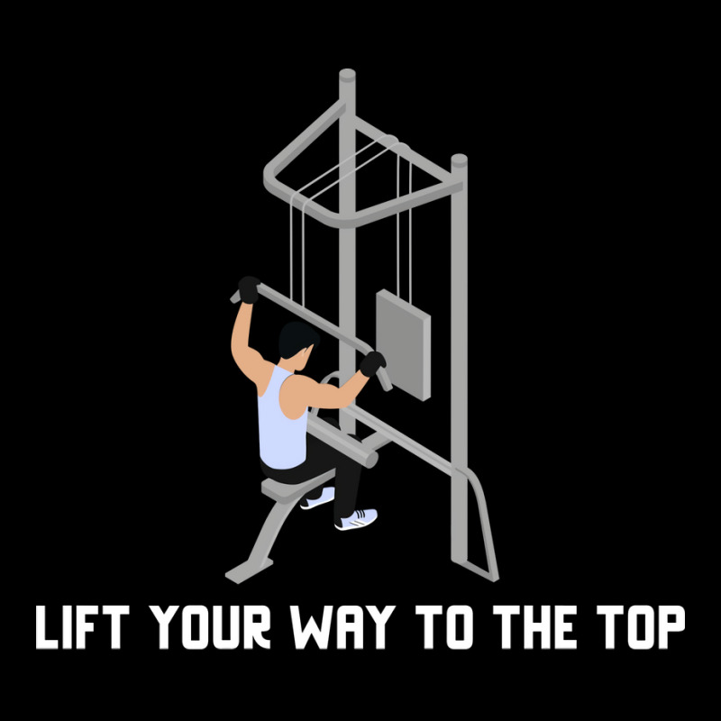 Lift Your Way To The Top Gym Quote Men's 3/4 Sleeve Pajama Set | Artistshot