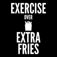 Fitness Gym Exercise Over Extra Fries 70s Adjustable Cap | Artistshot