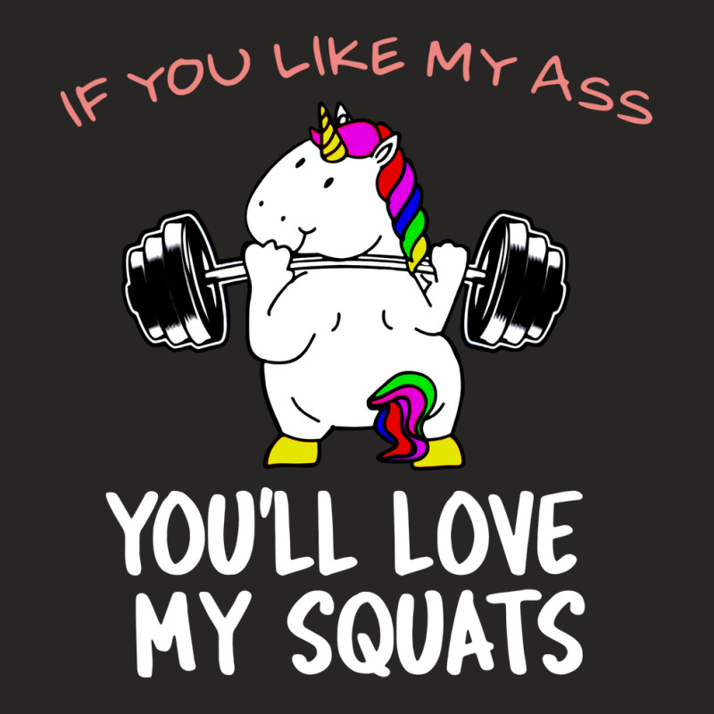 If You Like My Ass Youll Love My Squats Nostalgia Ladies Fitted T-Shirt by seperferkif | Artistshot